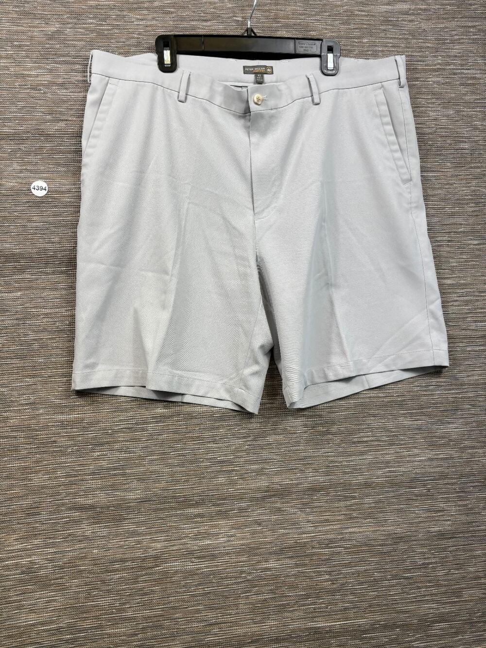 Peter Millar Crown Sport Performance Hybrid Shorts Mens Size 42 Light Gray
